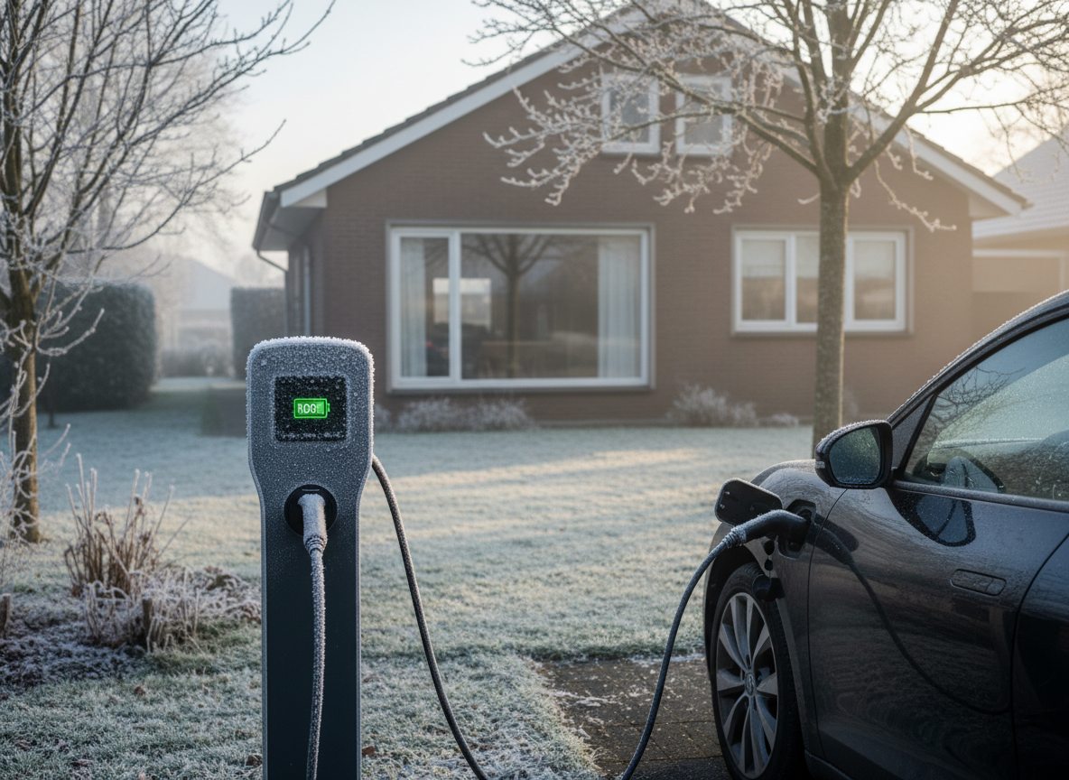 Wooncomfort met laadpaal - sfeerbeeld in de zomer